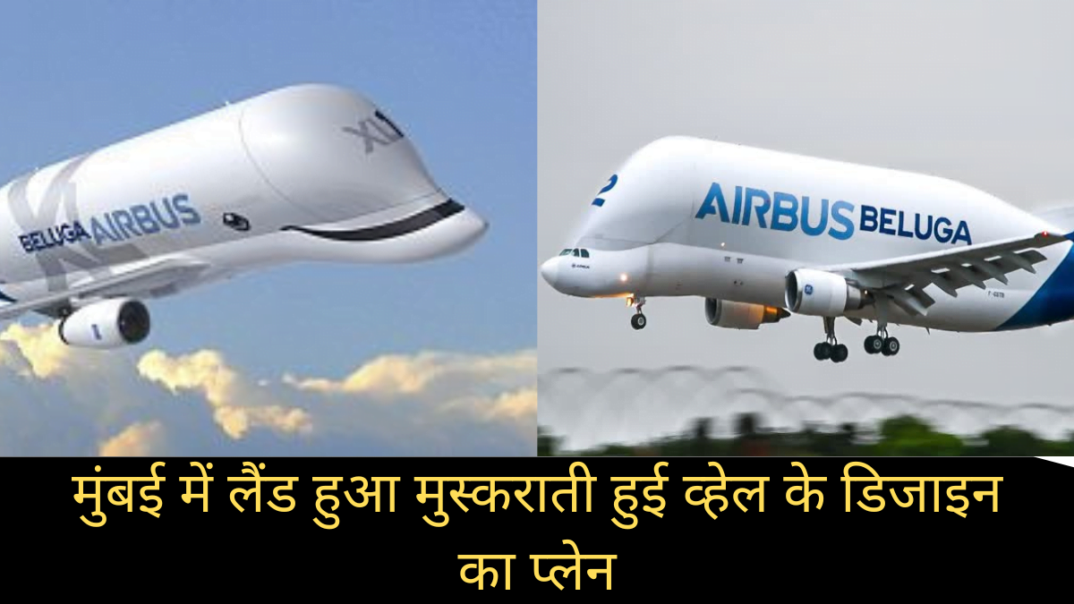मुंबई में लैंड हुआ मुस्कराती हुई व्हेल के डिजाइन का प्लेन, प्लेन की खासियत जानकर रह जाएंगे दंग